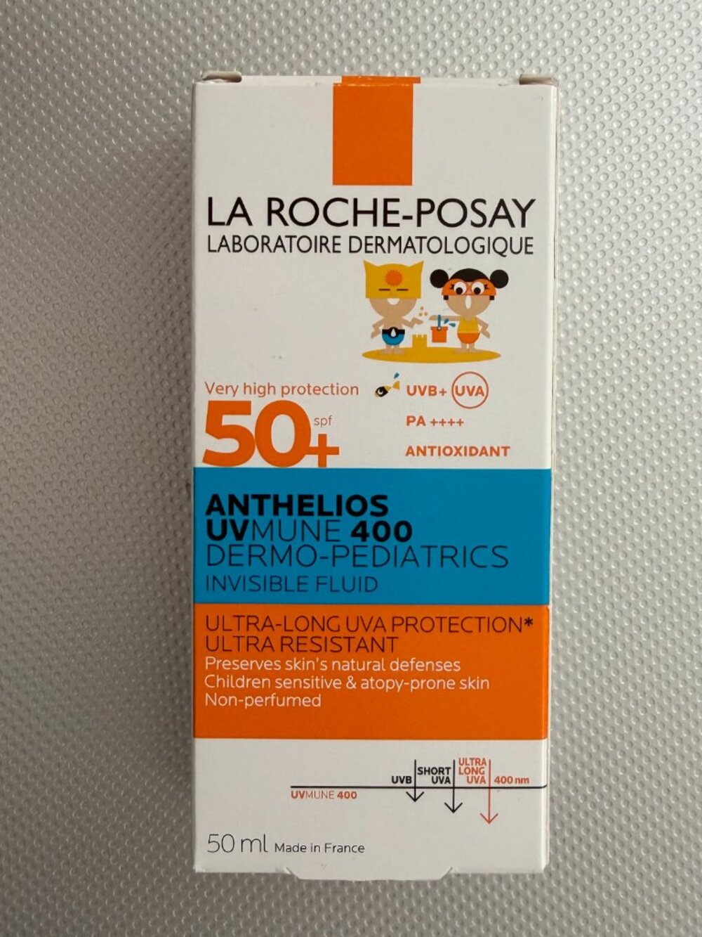 French - La Roche-Posay Kid's Fragrance Free Anthelios UVmune 400 Fluid SPF 50+